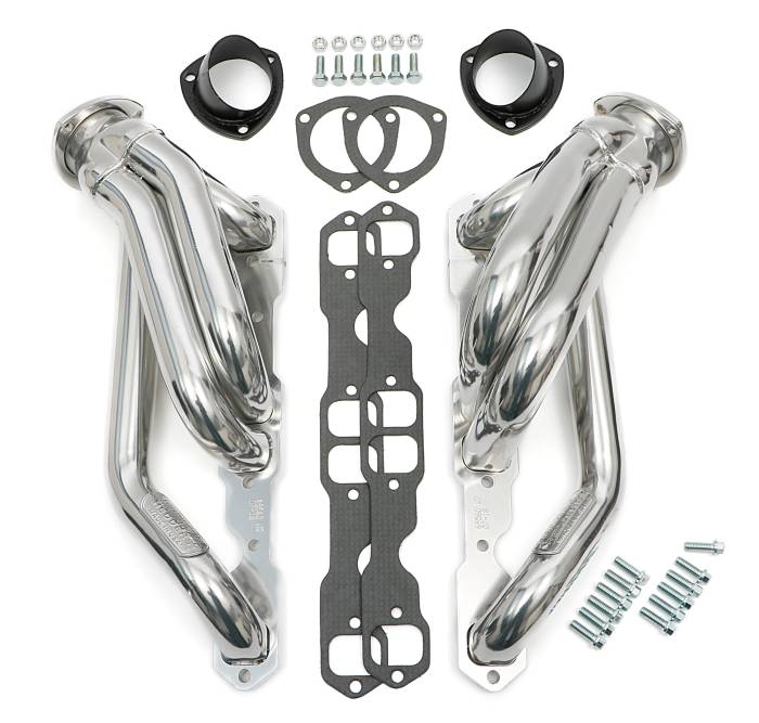Hedman Hedders - HD69566 - S10 / Small Block Chevy Engine Sway Hedders, 1-3/4" Collectors, HTC Coated