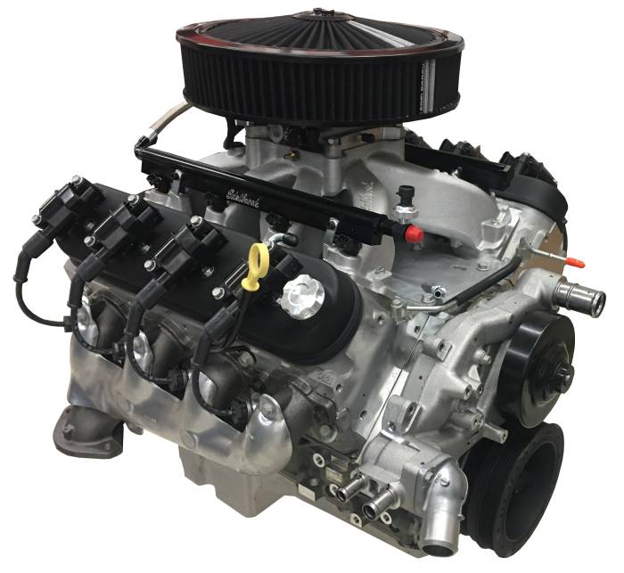 PACE Performance - LS3 Crate Engine by Pace Performance Prepped & Primed 495 HP with Edelbrock Pro-Flo 4 and Holley Swap Oil Pan Installed GMP-19435100-PEX
