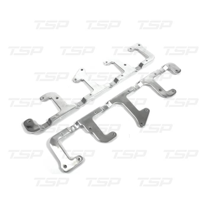 Top Street Performance - TOP STREET PERFORMANCE Ignition Coil Brackets; Billet Aluminum; LS2/LS3/LS7/LS9; Natural 81022