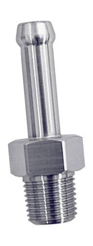 Performance Stainless Steel - Performance Stainless Steel 1046 Hose Fitting, 1/8" pipe thread, 1/4" ID, 1-1/2" length