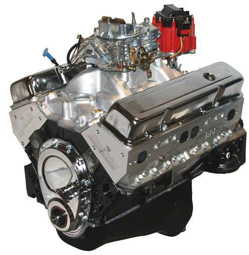 BluePrint Engines - BP38315CTC1 Small Block Crate Engine by BluePrint Engines Dressed 383 CI 410 HP with Aluminum Heads and Roller Cam for 87 Octane Fuel