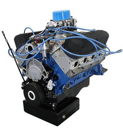 BluePrint Engines - Blue Print PSF4271CTC 427CI 480HP ProSeries Stroker Crate Engine, Small Block Ford Style, Dressed Longblock with Carburetor, Aluminum Heads, Roller Cam