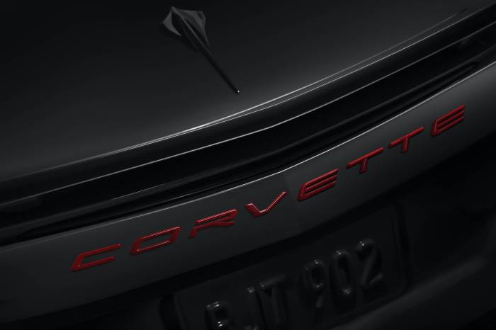 Chevrolet Performance Parts - 84313983 - 2020+ Corvette Script Emblem in Torch Red