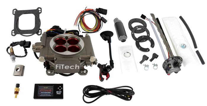 FiTech Fuel Injection - Fitech 36203 Go Street 400 HP EFI System Cast Style Finish With In Tank Retrofit Kit-P/N 50015