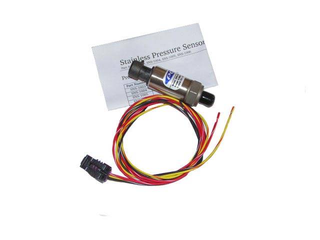 Powertrain Control Solutions - PCSA-SNS1005 - Pressure Sensor 0-1000 PSI, 1/8 NPT Port w/ Harness