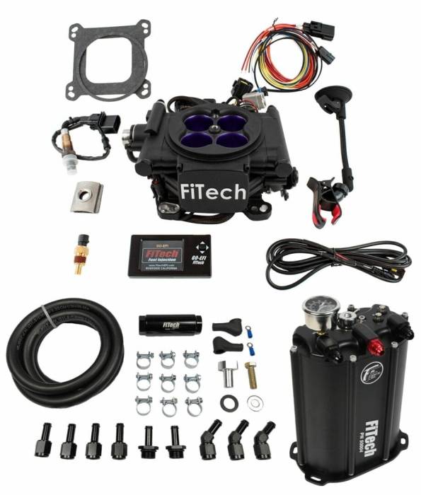 FiTech Fuel Injection - Mean Street 800HP EFI System Master Kit w/ Force Fuel, Fuel Delivery System Fitech 35208