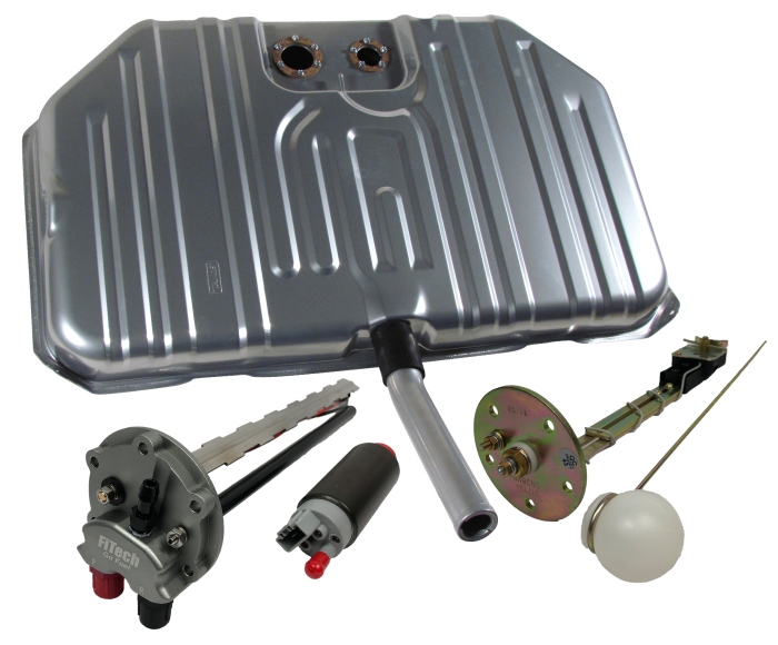 FiTech Fuel Injection - Fitech 58031 Go Fuel 340 LPH EFI Fuel Tank Kit, 1970-1972 Oldsmobile Cutlass Notched