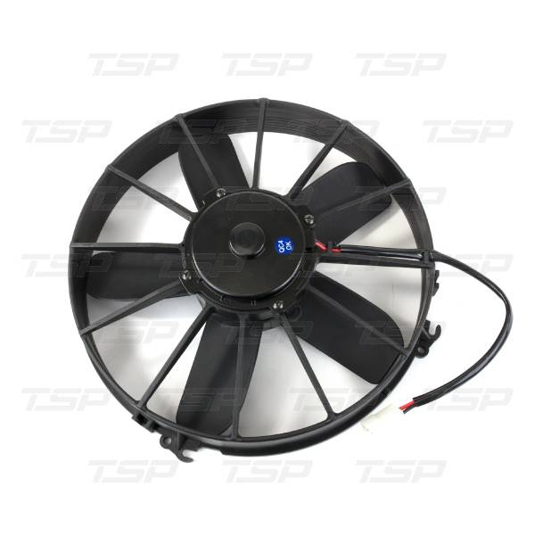 Top Street Performance - TOP STREET PERFORMANCE Pro Flow Radiator Fan; Straight Blade; 12" Black HC7212
