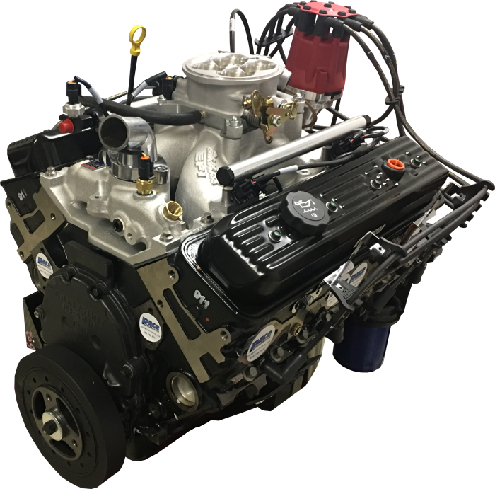 PACE Performance - Small Block Crate Engine by Pace Performance 390hp Roller Cam Edelbrock Pro-Flo4 EFI GMP-19432779-2EX