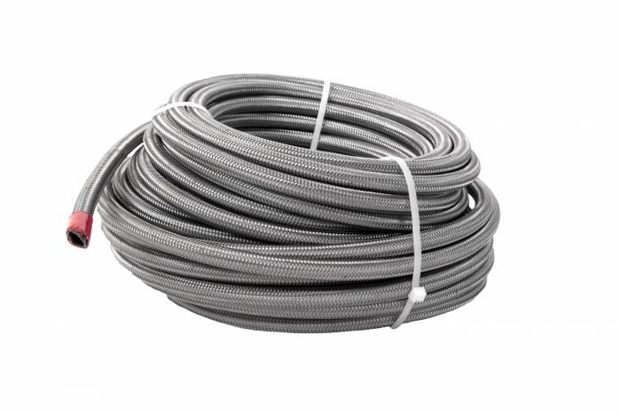 Aeromotive Fuel System - Aeromotive 15302 - Hose, Fuel, PTFE, Stainless Steel Braided,  AN-06 x 8'