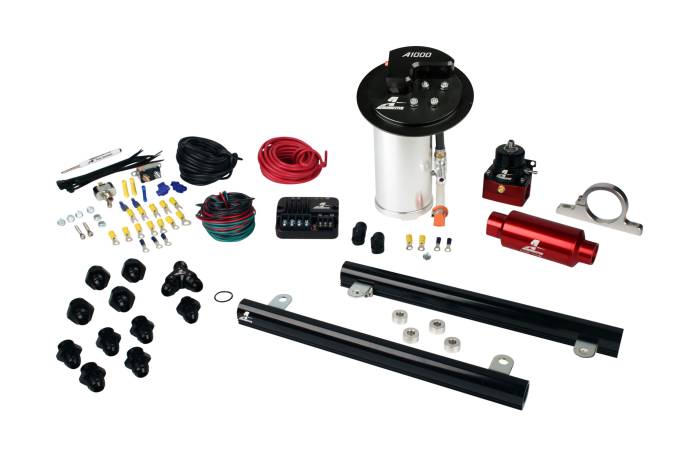 Aeromotive Fuel System - Aeromotive 17323 - 10-17 Mustang GT Stealth A1000 Street Fuel System with 5.4L CJ Fuel Rails