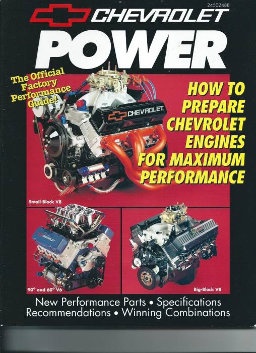Chevrolet Performance Parts - 24502488 - Chevrolet Power Factory Performance Guide