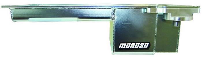 Moroso Performance - MOR20150 - Oil Pan, LS Series, Steel, Wet Sump, 5 Quart Capacity, 6" Deep, 8-5/16" Wide 8-3/8" Long