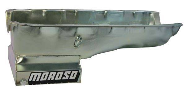 Moroso Performance - MOR20412 - Fits: Most chassis including 1965-'72 Chevelle, Cutlass, Skylark , Tempest and GTO, except 1962-'67 Chevy II, V8 Vega/Monza and 1955-'57 Chevy. Oil Pan, Steel, Clear Zinc, Rear Sump. Engine Application: Mark IV style (except Gen V and Gen VI)