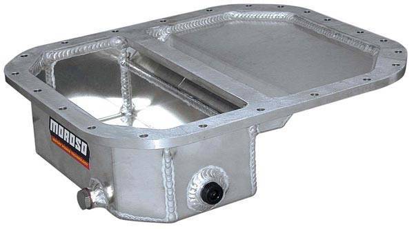 Moroso Performance - MOR20942 - Fits: RX-3 & RX-4 models several rotary engine conversions including 1981-'84 Toyota Starlet, 1964-'83 Toyota Corolla, 1971-'73 Datsun 1200 & others with little or no cross-member modifications also tube chassis cars. Oil Pan, Aluminum, Front S