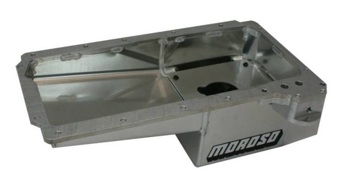 Moroso Performance - MOR21151 - GM LS Series, COPO Camaro, 2012-Up, Wet Sump, Fully Fabricated Aluminum Oil Pan