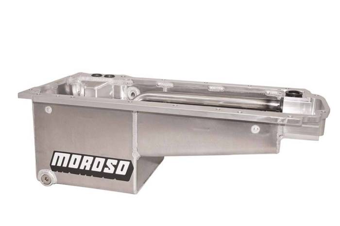 Moroso Performance - MOR21154 - GM LT, Drag Race, COPO Camaro '16-up Aluminum Wet Sump, 7 Quart Capacity, 7-5/8" Deep
