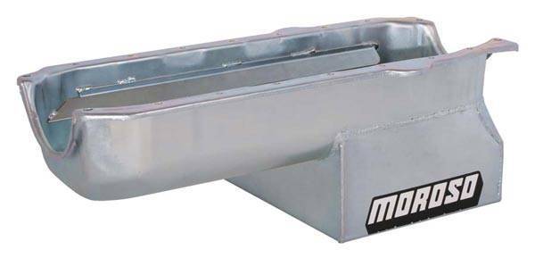 Moroso Performance - MOR21308 - Moroso Sportsman Series Oval Track Oil Pan, Wet Sump, 7 Quart Capacity, 8" deep