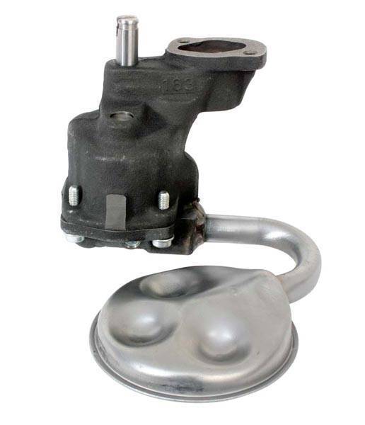 Moroso Performance - MOR22144 - Moroso Oil Pump and Pickup Package, Small Block Chevy, Fits: Stock 7-1/2" Deep Oil Pan, High Volume Pump