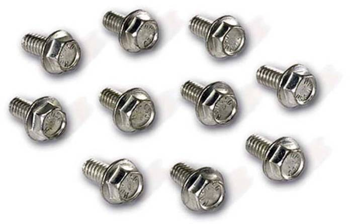 Moroso Performance - MOR38590 - Timing Cover Bolts, Small Block, Big Block and 90 V6 Chevy