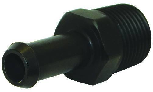 Moroso Performance - MOR65381 - Air/Oil Separator, Fuel Line Fitting, 3/8 inch to 3/8 Inch Hose, Straight