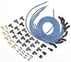 Moroso Performance - MOR73220 - Moroso 8mm Blue Max Universal Fit Wire Set - 135 Degree Plug Ends, Blue