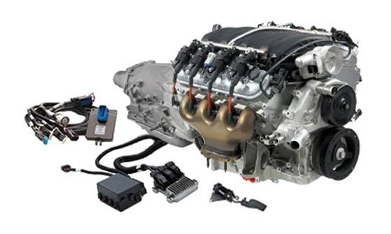 Chevrolet Performance Parts - CPSLS74L75E - Chevrolet Performance  LS7 505HP Engine w/4L75E Trans Connect & Cruise Package