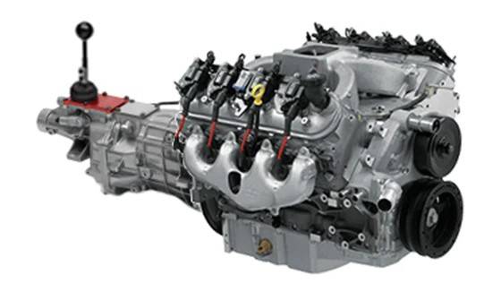 Chevrolet Performance Parts - LS3 533HP Carbureted  Engine with T56 6 Speed Chevrolet Performance CPSLS376515T56