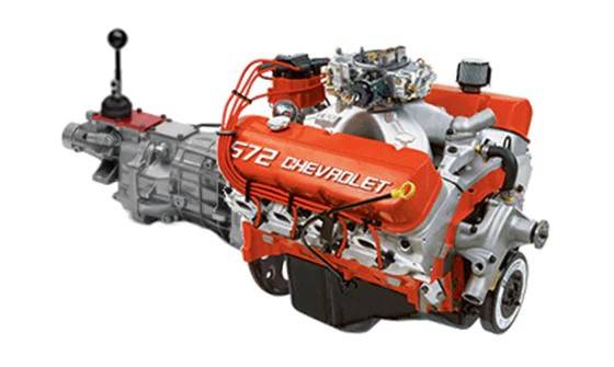 Chevrolet Performance Parts - BBC ZZ572 Crate Engine with T56 6 Speed Chevrolet Performance CPSZZ572T56