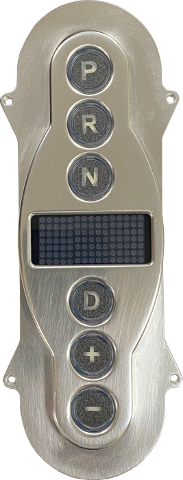Powertrain Control Solutions - PCSA-GSM2104 - GSM Polished Push Button Shifter Remote - Inline Style - Vertical