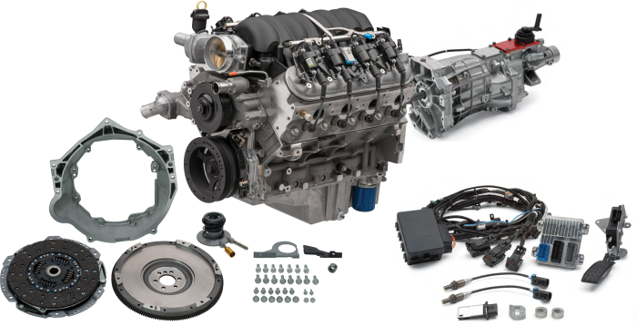 Chevrolet Performance Parts - LS3 495 HP Engine with T56 6 Speed by Chevrolet Performance CPSLS376480T56
