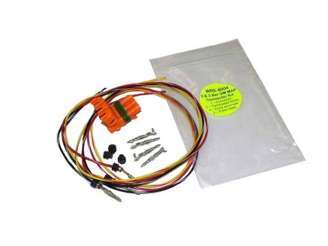 Powertrain Control Solutions - PCSA-WRE8004 - 2 & 3 Bar GM MAP Connector Kit -3 Way Orange Connector