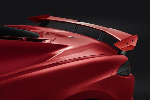 GM (General Motors) - 85001056 - 2020+ Chevrolet Corvette High Wing Spoiler - Red Hot