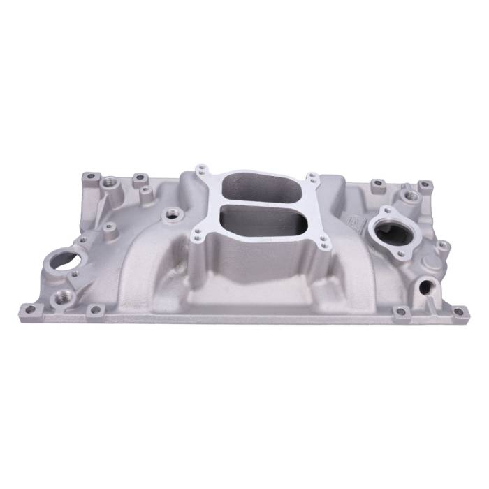 Top Street Performance - TOP STREET PERFORMANCE Intake Manifold; Chevy Small Block Carb. Aluminum Dual Plane; Polished 82007