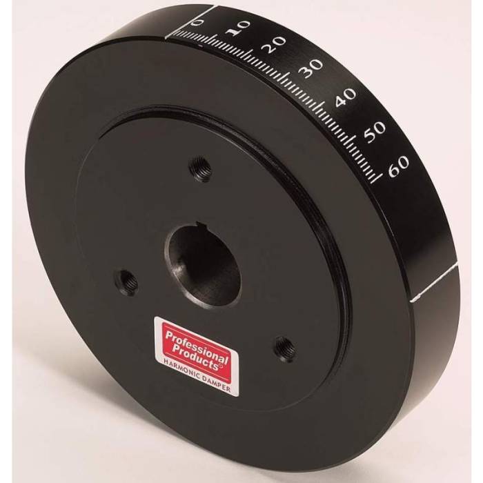 PACE Performance - PFS80000 - Professional Products 350 Small Block Chevy Harmonic Damper, 6-3/4" Diameter, Nodular Iron