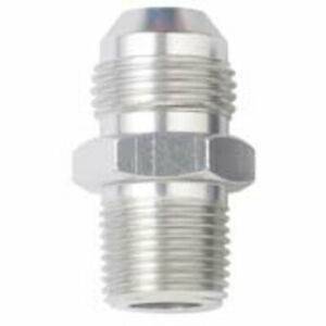 Fragola - Fragola AN Flare Male To Male Pipe Adapter,Straight, Chrome,8AN To 3/8" NPT 481608-CH