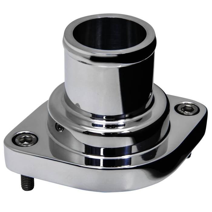 Billet Specialties - Thermostat Housing Straight LS 2010 and Up Polished Billet Specialties 90135