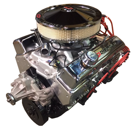 PACE Performance - Crate Engine with 700R4 Trans Combo by Pace Performance SBC 383/430HP EFI Chrome Trim GMP-700R4BP383-1FT