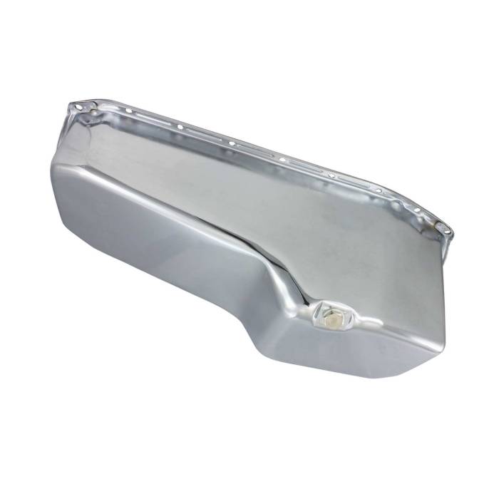 Top Street Performance - Top Street Performance Oil Pan 1980-85 Chevy Small Block 283-350 Chrome Steel SP7443