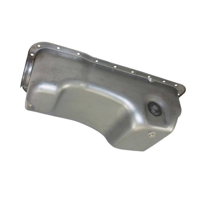 Top Street Performance - Top Street Performance Oil Pan 1983-93 Ford Small Block 302 5.0L Mustang Unplated Steel SP7457X