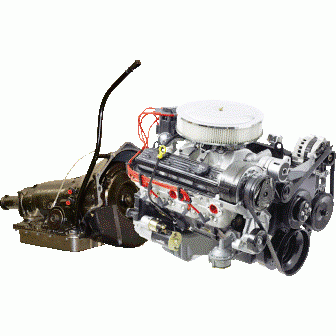 PACE Performance - SP350 385HP Deluxe Crate Engine with 700R4 Transmission Package Pace Performance GMP-700R4SP350-KT