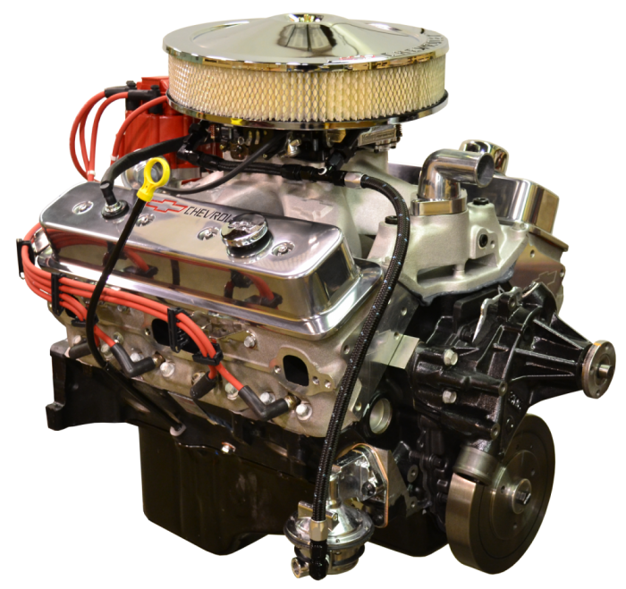 PACE Performance - SP383 435HP Polished Finish Engine with 700R4 Transmission Package Pace Performance GMP-700R4SP383-3T