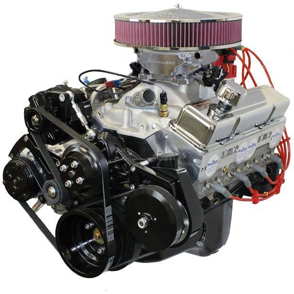 BluePrint Engines - BP38318CTFDK BluePrint Engines 383 CI 436HP SBC Stroker Crate Engine Fuel Injected Drop In Ready with Front Drive