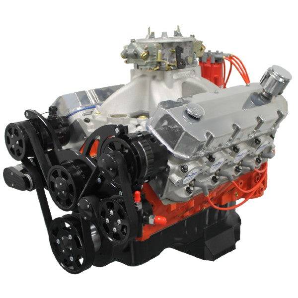 BluePrint Engines - PS502CTCKB BluePrint Engines 502CI 621HP BBC ProSeries Crate Engine Carbureted with Black Front Drive