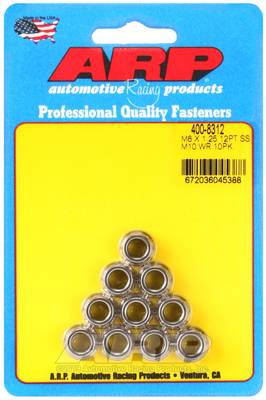 ARP - ARP4008312 - M8 X 1.25 Ss M10 Socket 12Pt Nut Kit