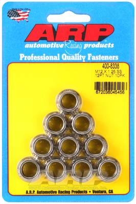 ARP - ARP4008338 - M12 X 1.25 Ss .750 Collar 12Pt Nut Kit