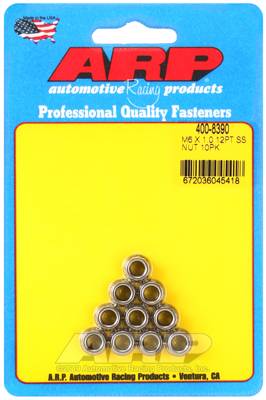 ARP - ARP4008390 - M6 X 1.00 Ss M8 Socket 12Pt Nut Kit