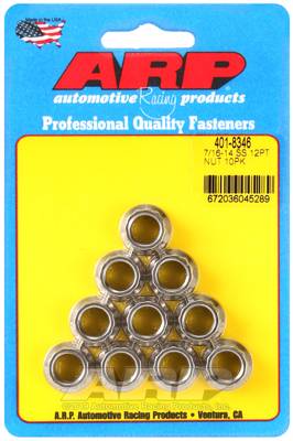 ARP - ARP4018346 - 7/16-14 Ss 12Pt Nut Kit