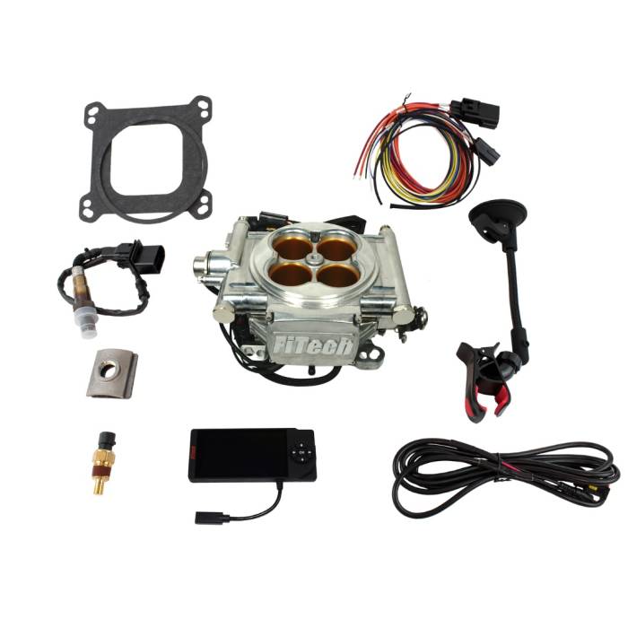 FiTech Fuel Injection - Fitech 30013 Go EFI 8 1200 HP Bright Aluminum Finish System