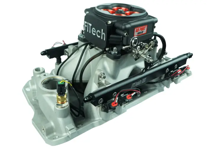 FiTech Fuel Injection - Fitech 37854 Go Port 200-550 HP Chevy Small Block Port EFI System Matte Black
